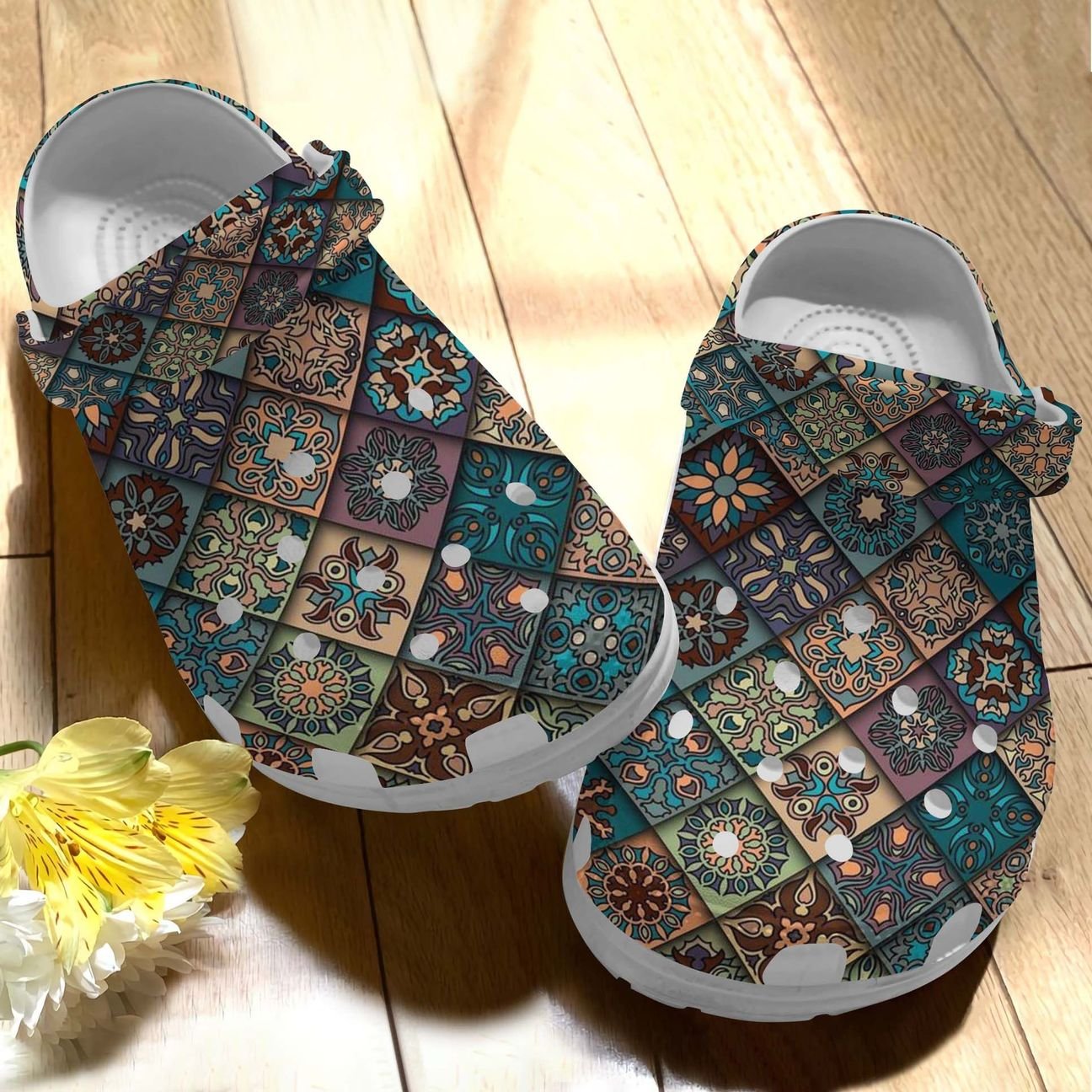 Sewing Personalize Clog, Custom Name, Text, Fashion Style For Women, Men, Kid, Print 3D Frabic Pattern