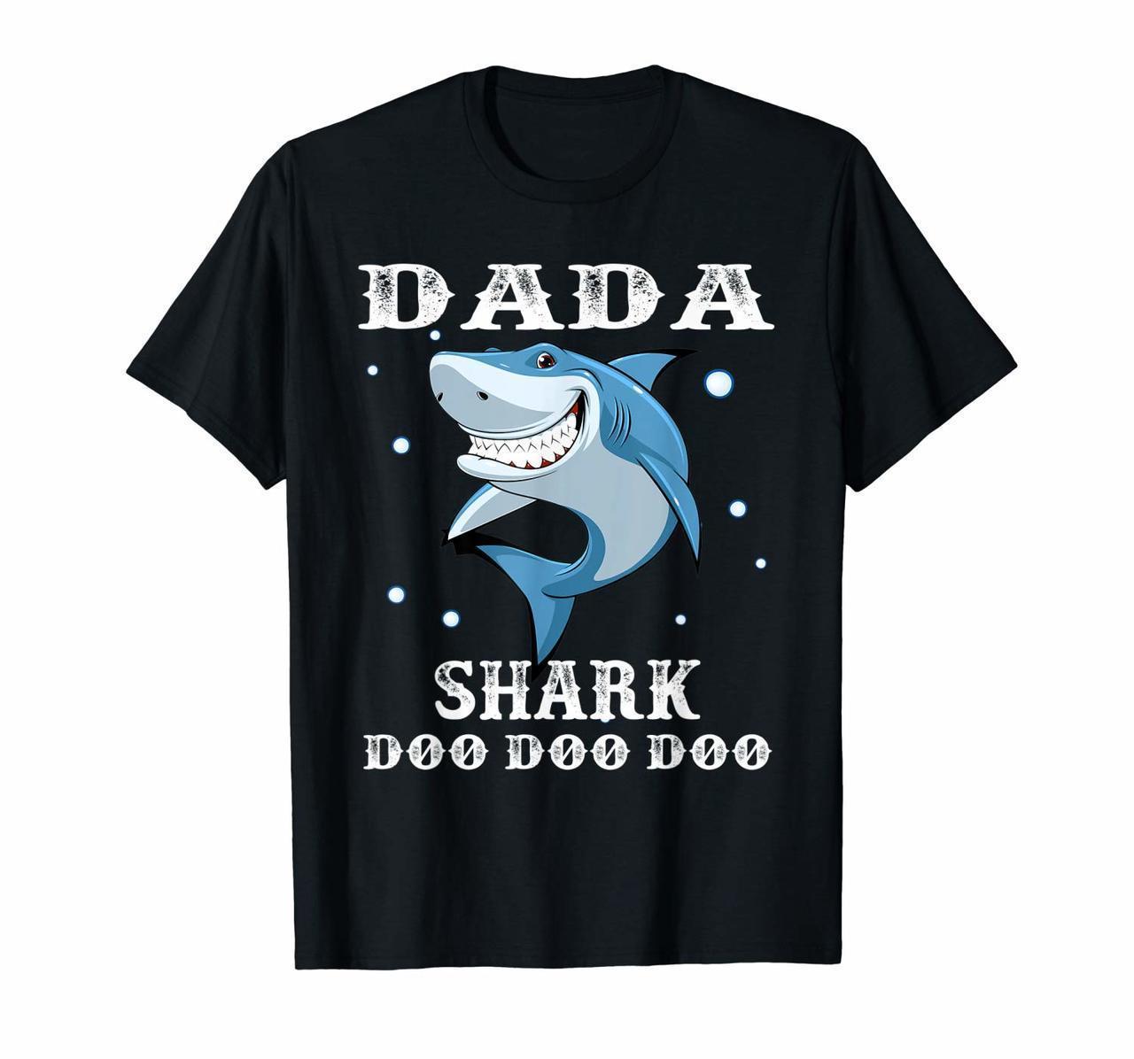 Dada Shark Shirt Fathers Day Gift T-Shirt