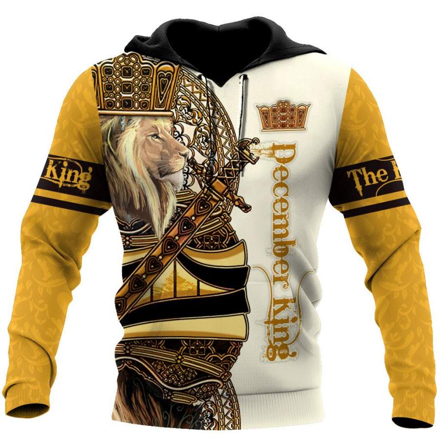 Yellow December King 3D All Over Printed Shirts For Men and Women