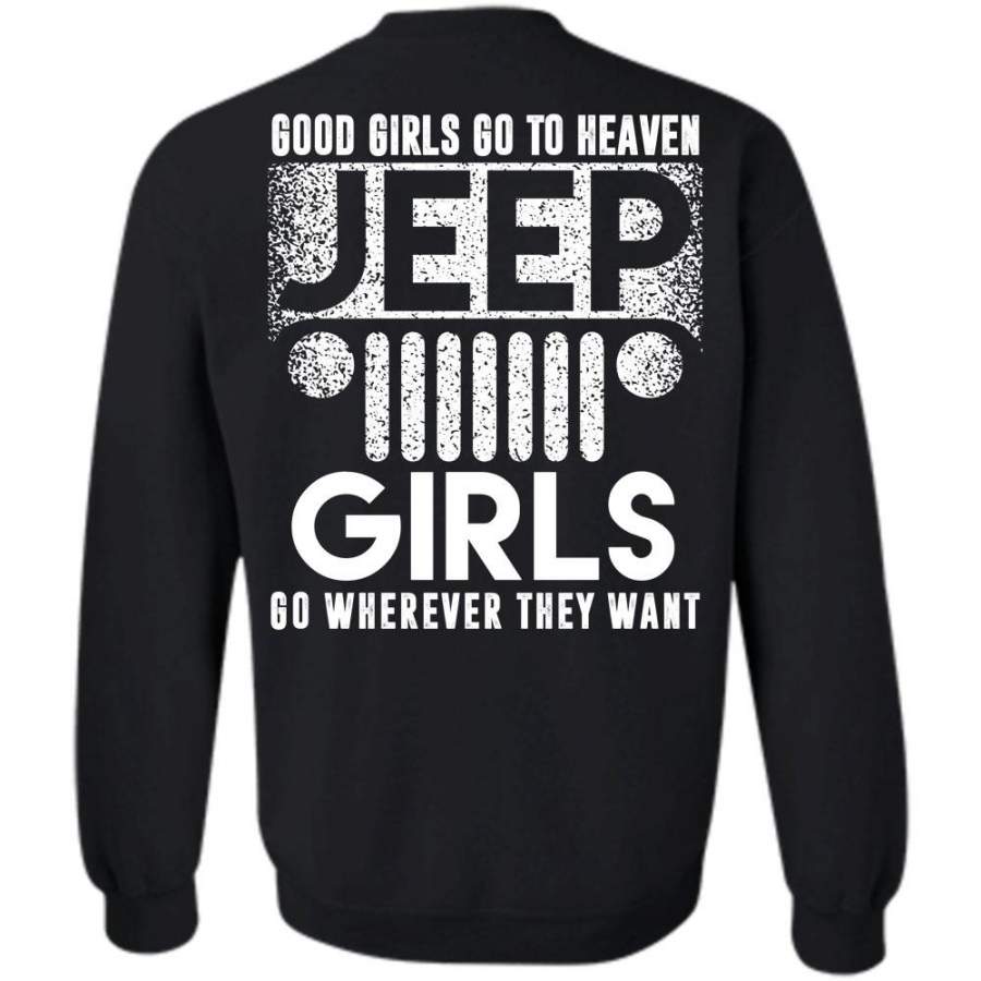 Jeep Girls Go Wherever They Want T Shirt, I Love Jeep Sweatshirt Lt11