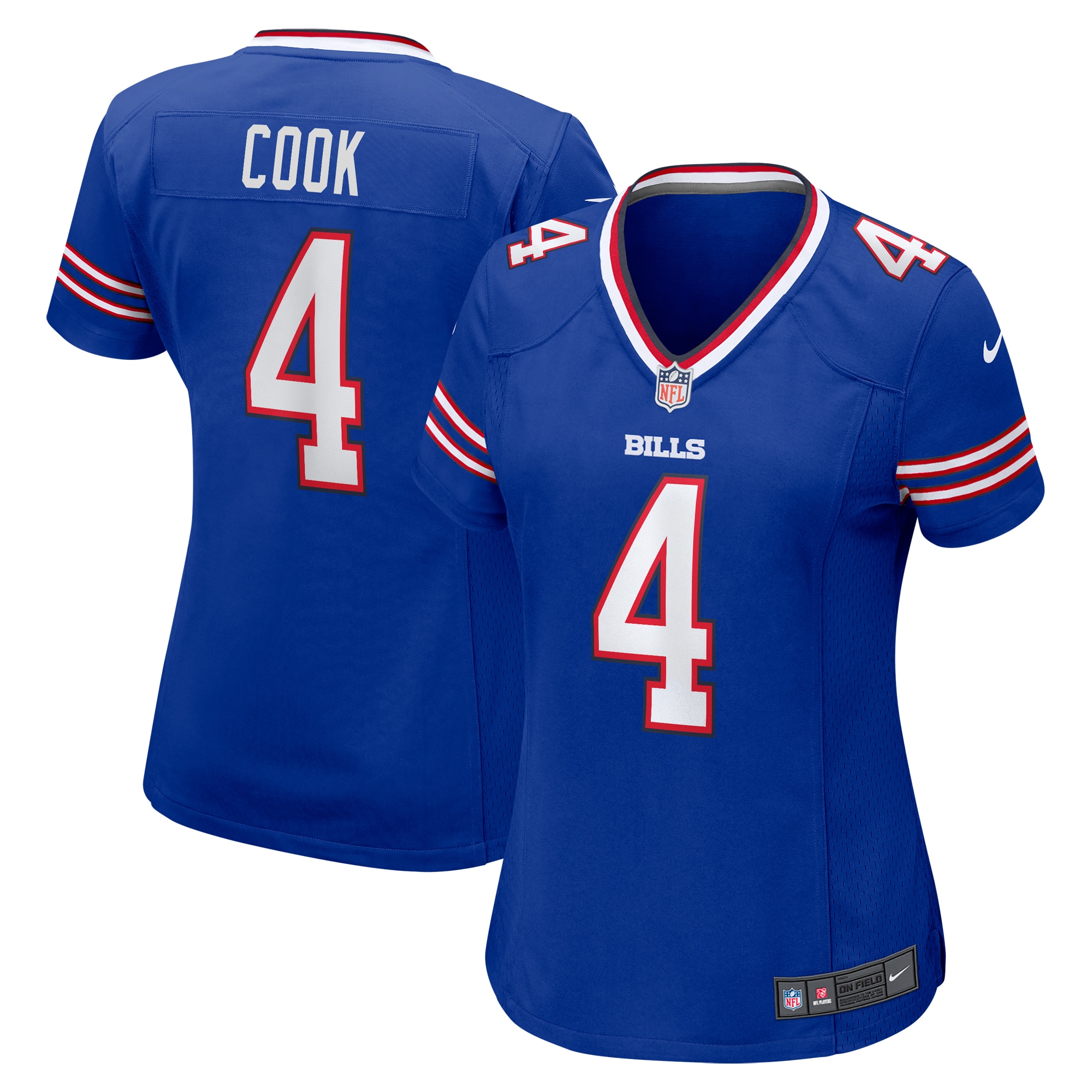 Women’s Buffalo Bills James Cook Royal Game Player Jersey