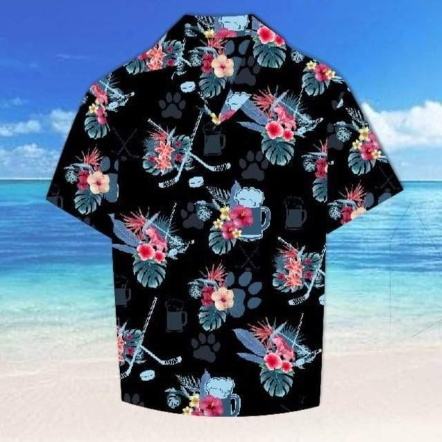 High Quality Hockey And Beer For Life Tropical Hawaii Aloha Shirts Ha92685