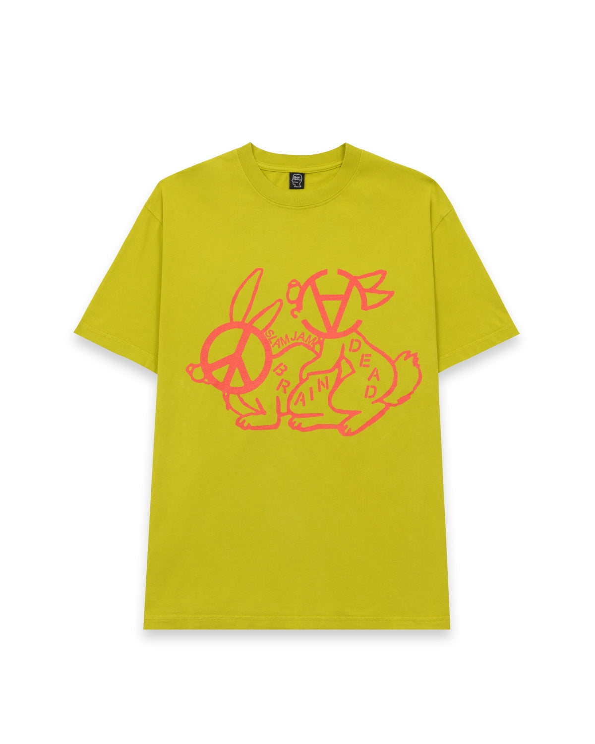 Brain Dead X Slam Jam Anarchy Bunny Love T-Shirt – Moss