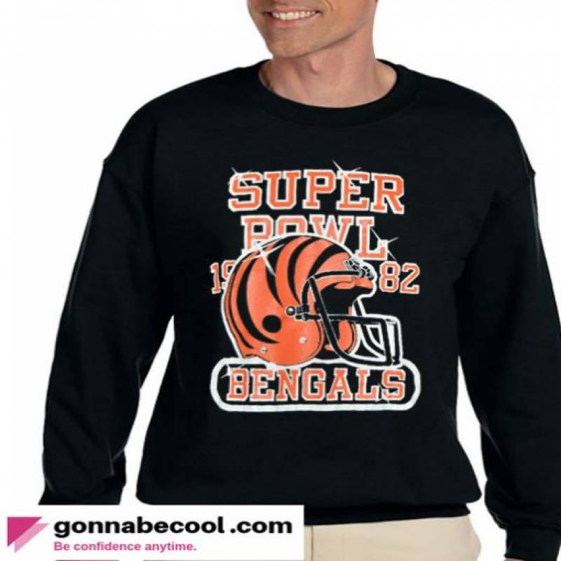 80s Cincinnati Bengals Super Bowl 1982 Impressive Sweatshirt