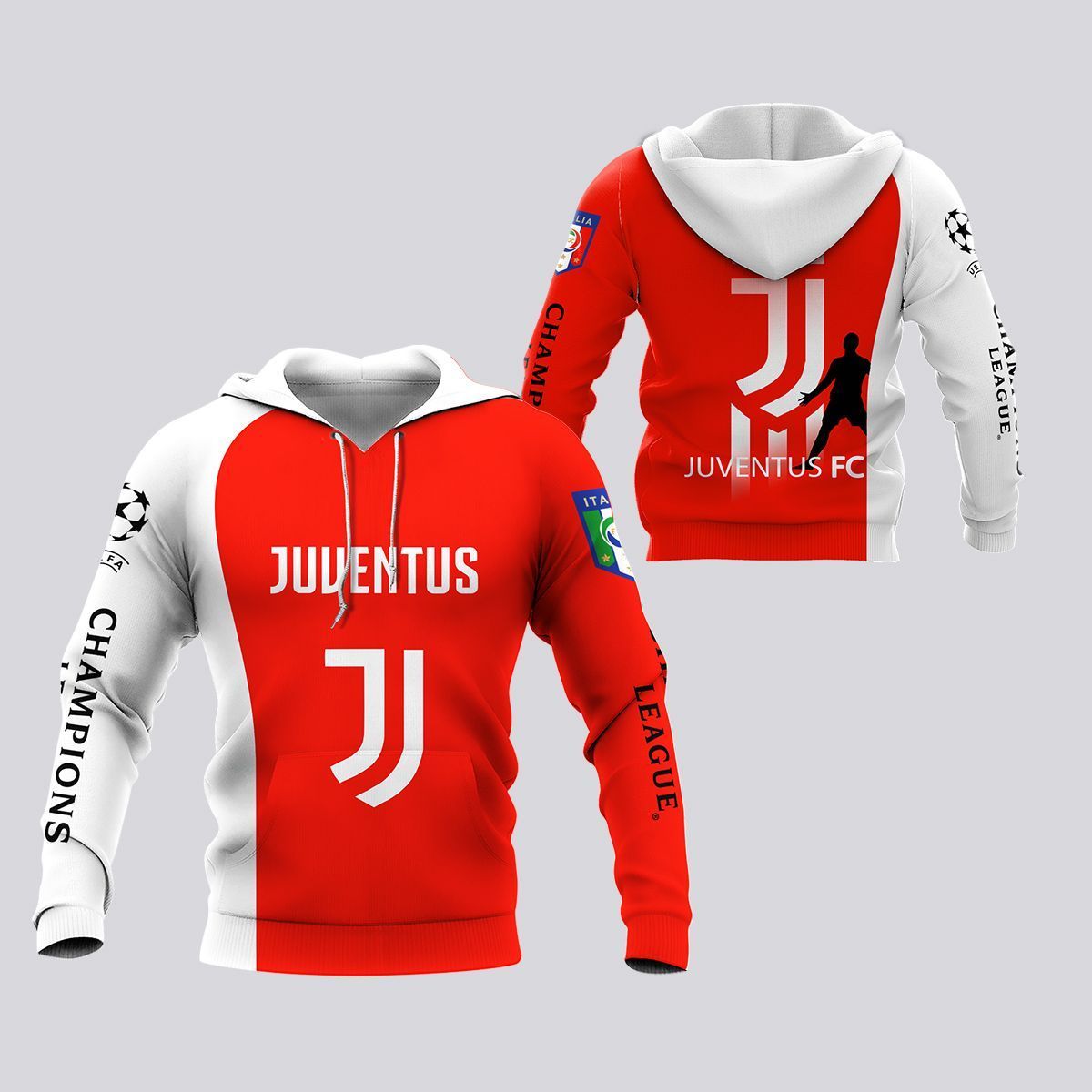 3D All Over Printed Juventus TNT-VA Shirts Ver2 (Red)