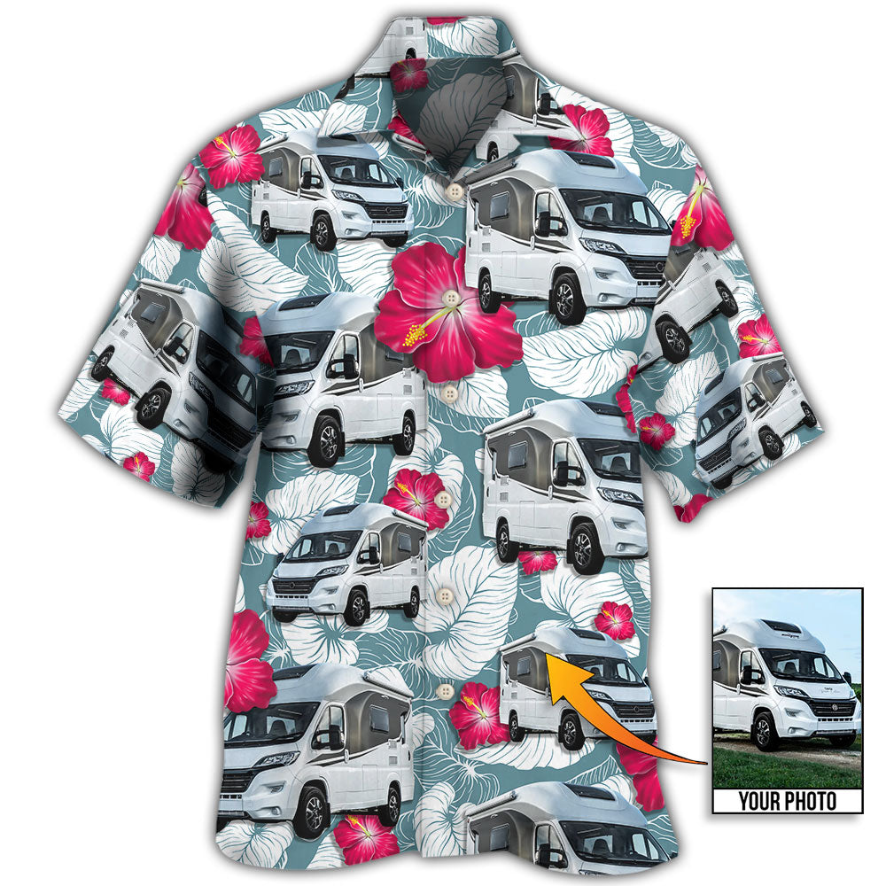 Rv Camper Tropical Custom Photo Hawaii Shirt Ha49454