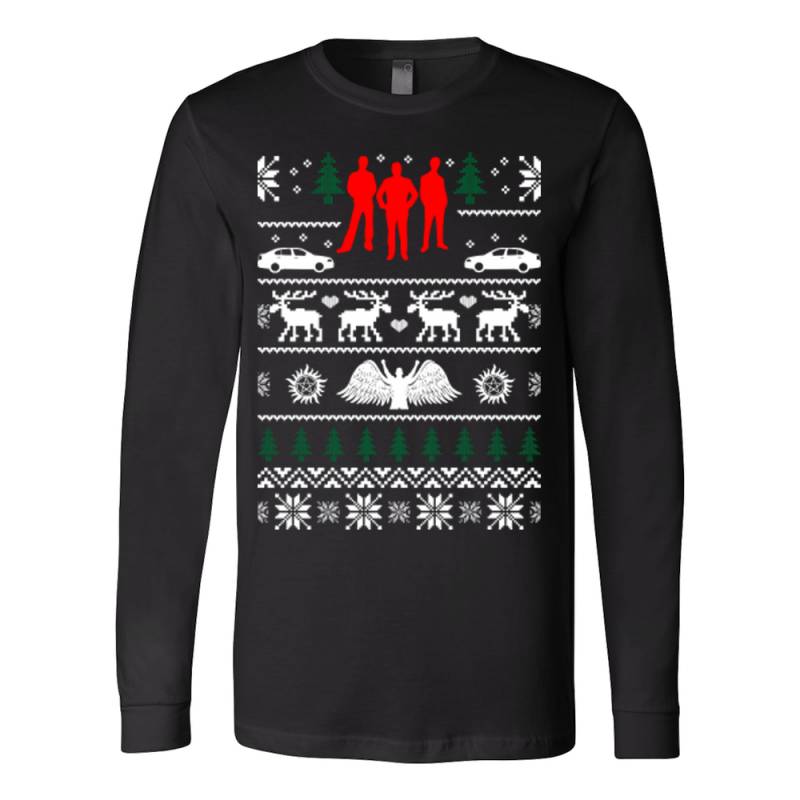 Supernatural ugly christmas sweater xmas