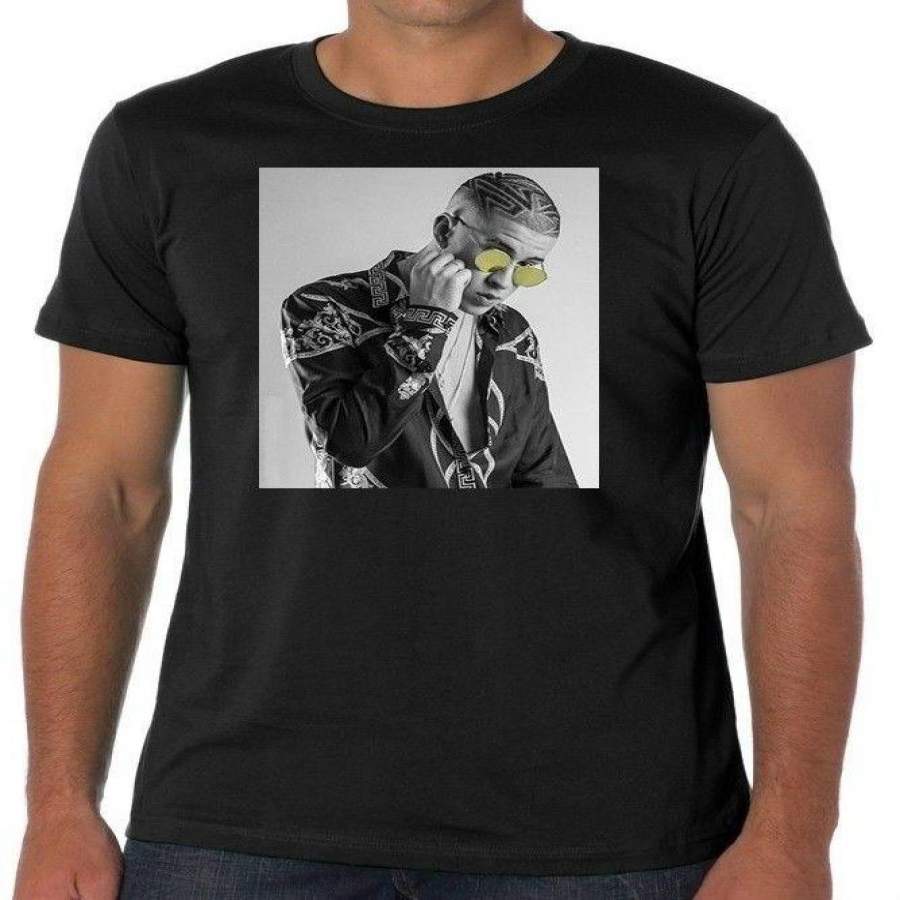 Cool Man New Bad Bunny T Shirt Hip Hop Mens Cotton Tee