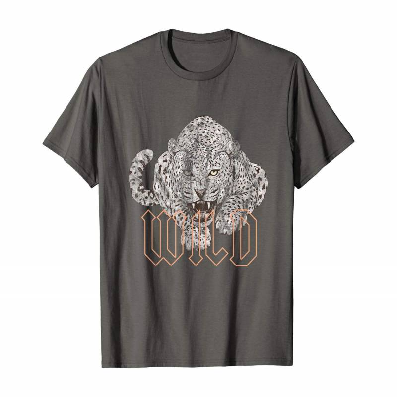 Wild Jaguar Leopard Cheetah Print Graphic T-shirt