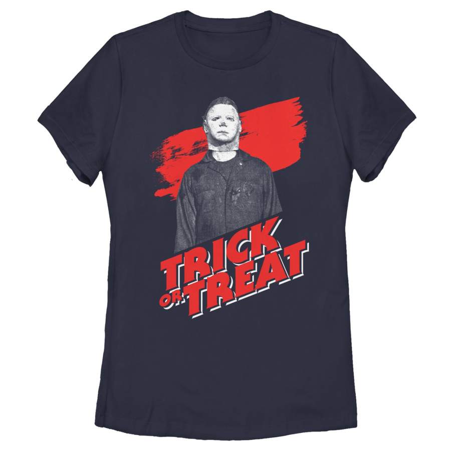 Halloween Women’s II Michael Myers Trick or Treat  T Shirt