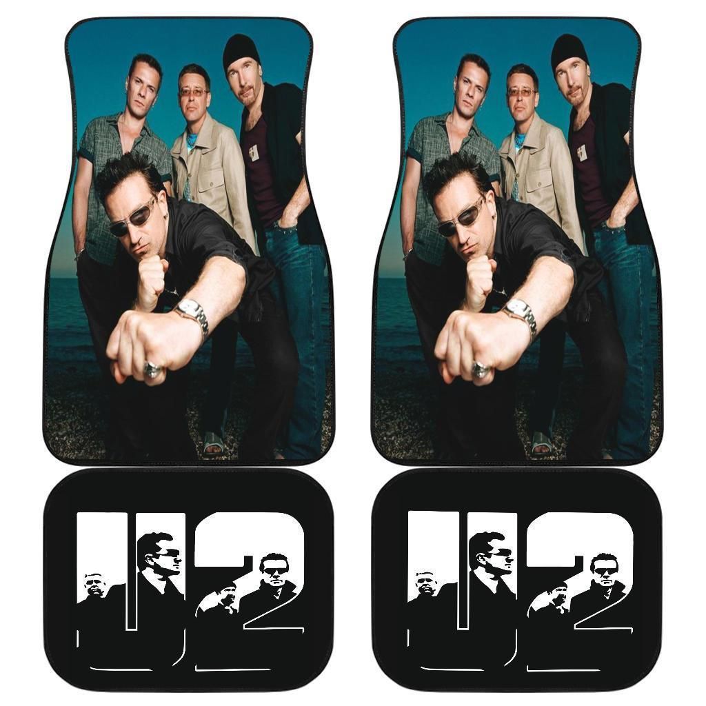 U2 Band Famous Car Floor Mats 191102 Personalized Car Seat Floor Mat Custom Print