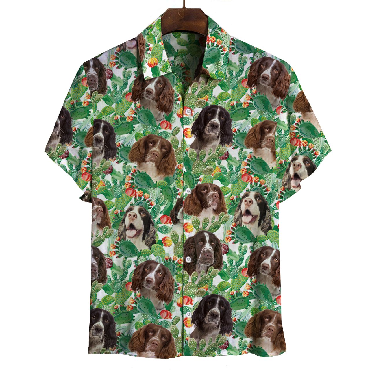 English Springer Spaniel Hawaii Shirt Ha37340