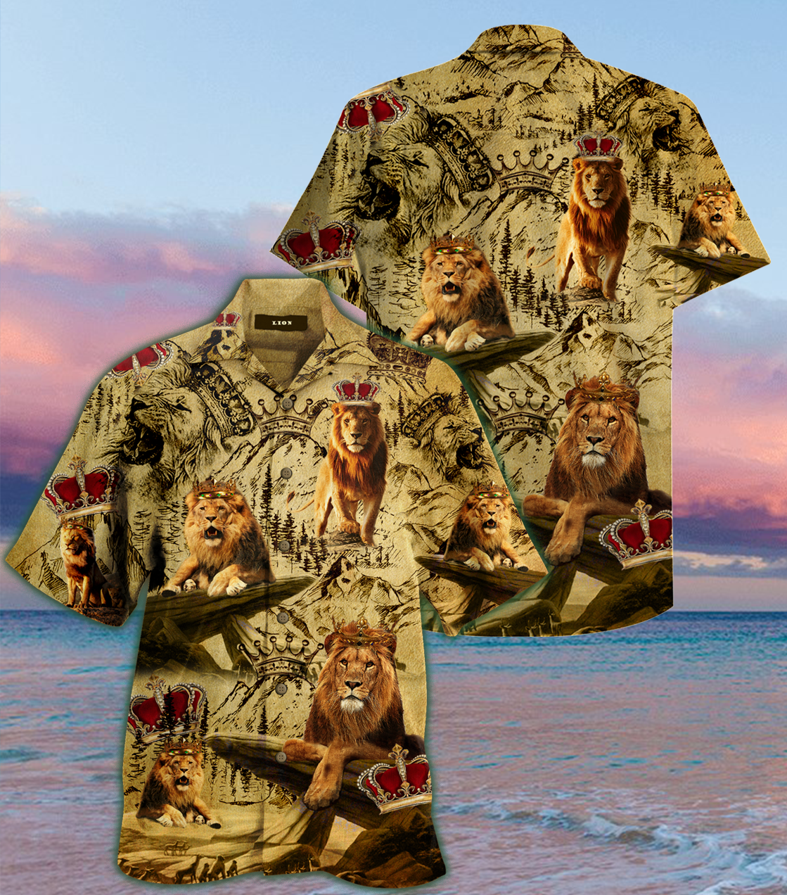 Born To Be A King Hawaii Shirt For Men And Women Ha99267