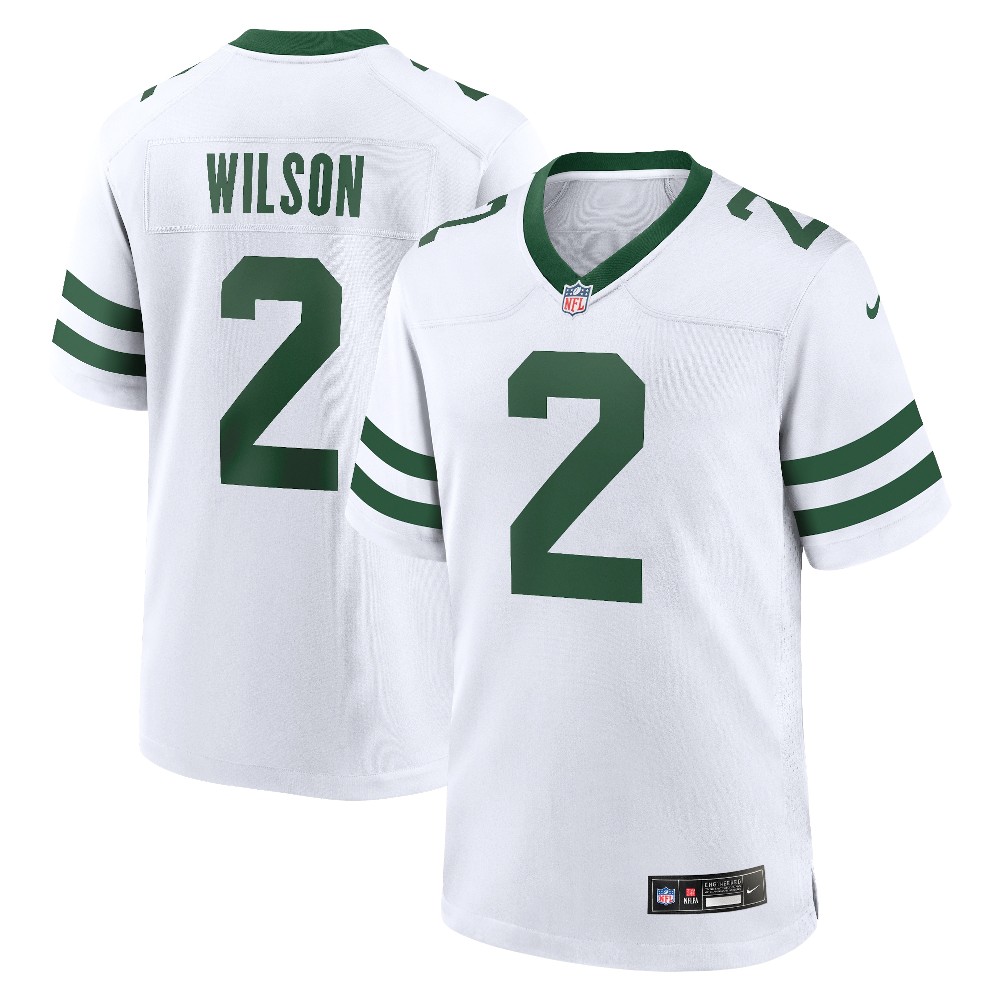 Zach Wilson New York Jets Alternate Game Jersey – Spotlight White