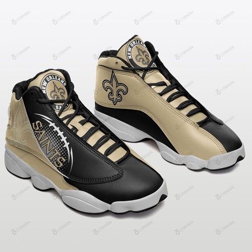 new orleans saints air jordan 13 sneakers 296 jd13 sneakers personalized shoes design