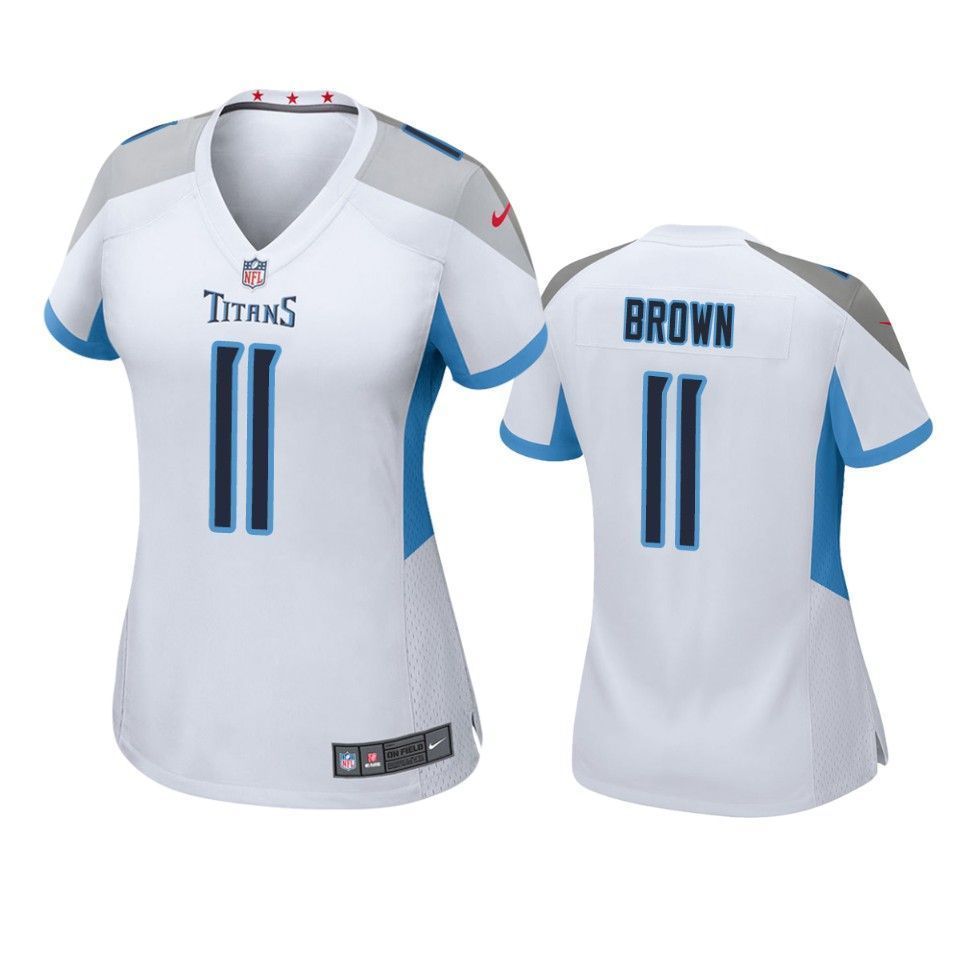 Tennessee Titans A.j. Brown 2019 NFL Draft White Game Womens Jersey