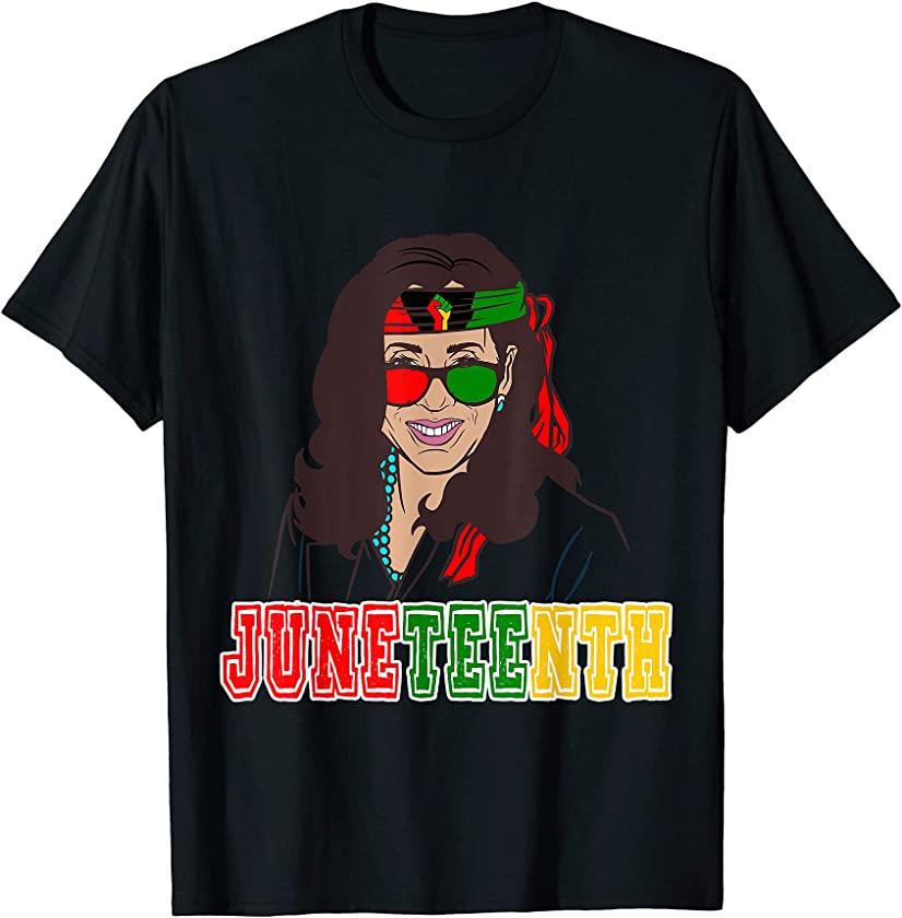 Kamala Harris Juneteenth African American Afrocentric Tee T-Shirt