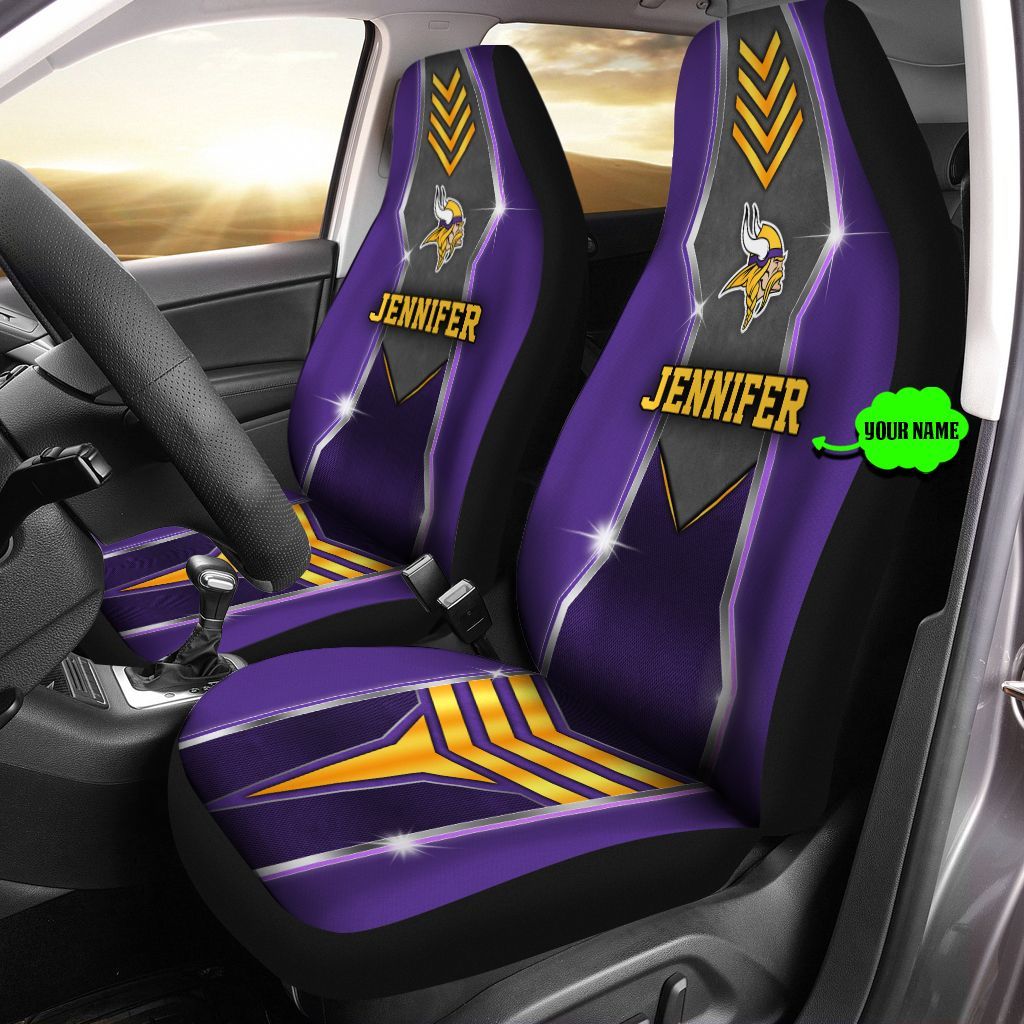 Personalized NNA2906021 Minnesota Vikings Car Seat Covers