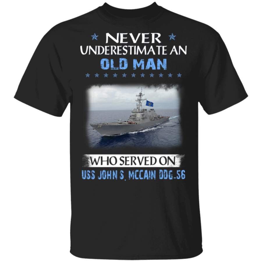 USS John S. McCainDDG-56 Veterans Day Christmas Gift T-Shirt