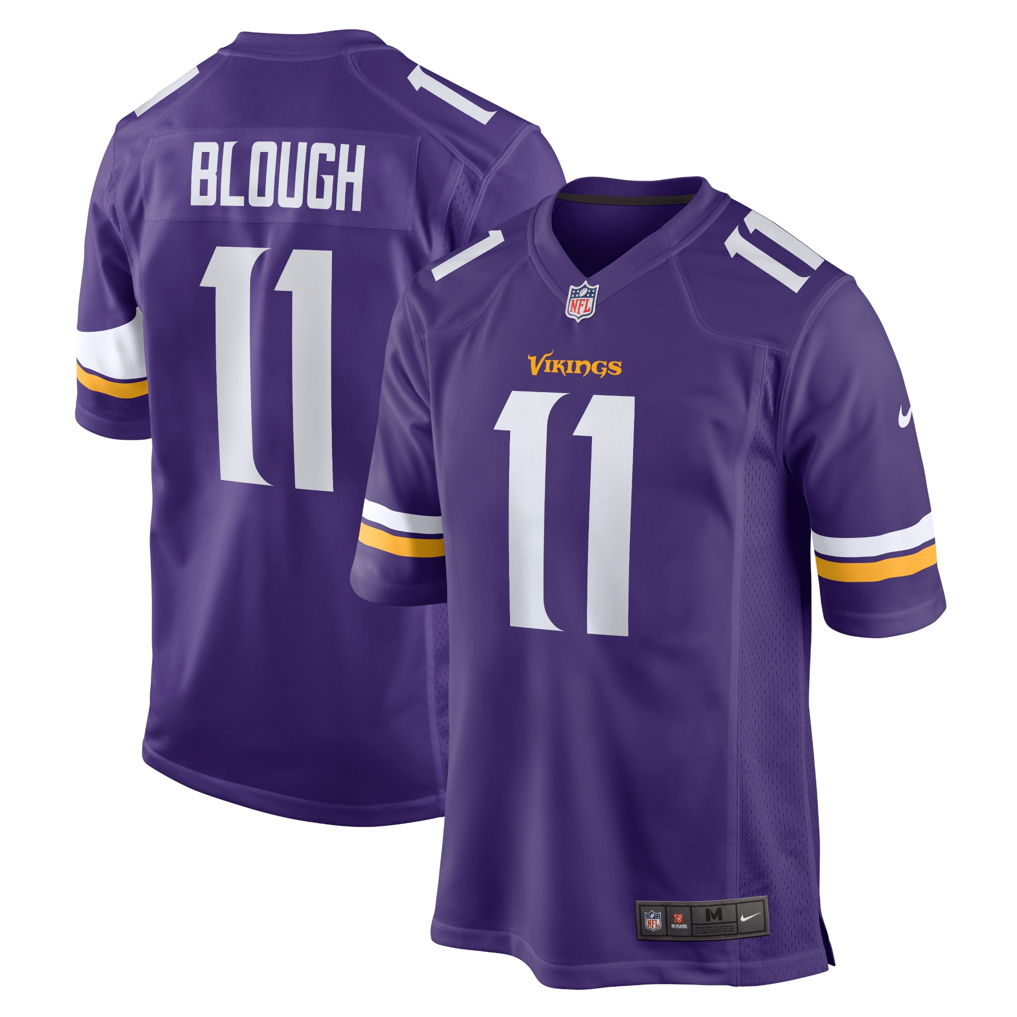 Men’s Minnesota Vikings David Blough Purple Home Game Player Jersey