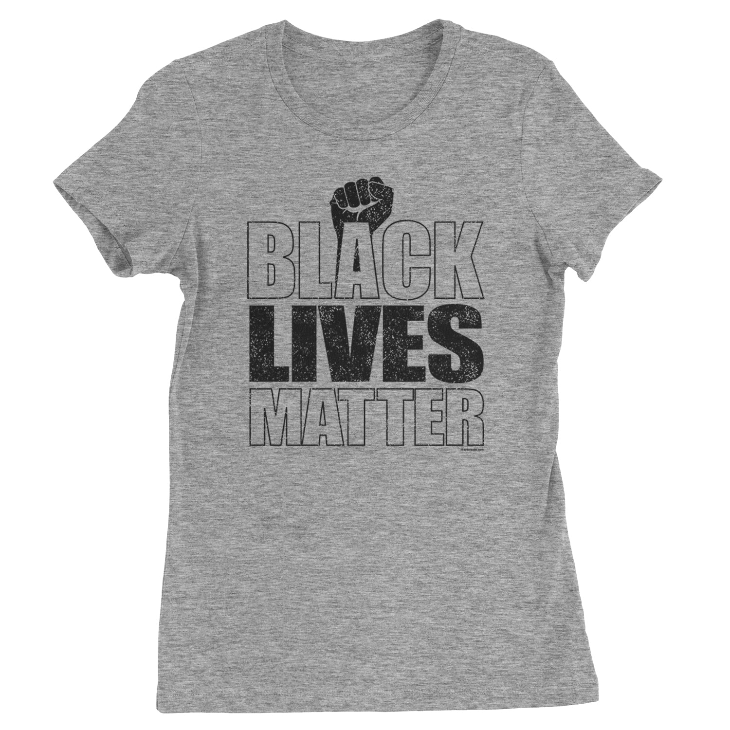 Black Lives Matter – Raised Fist Womens T-Shirt