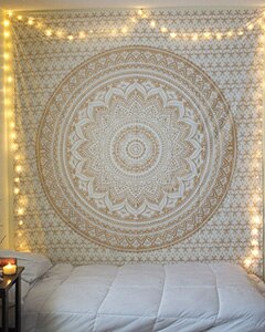 Big Size India Wall Hanging Mandala Tapestry Boho Printed Bedspread Cover Home Decoration Wall Art Bed Sheet