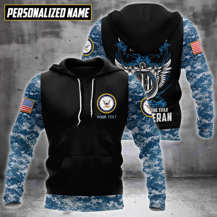 All Over Printed Navy Veteran Hoodie Pi28082001-MEI