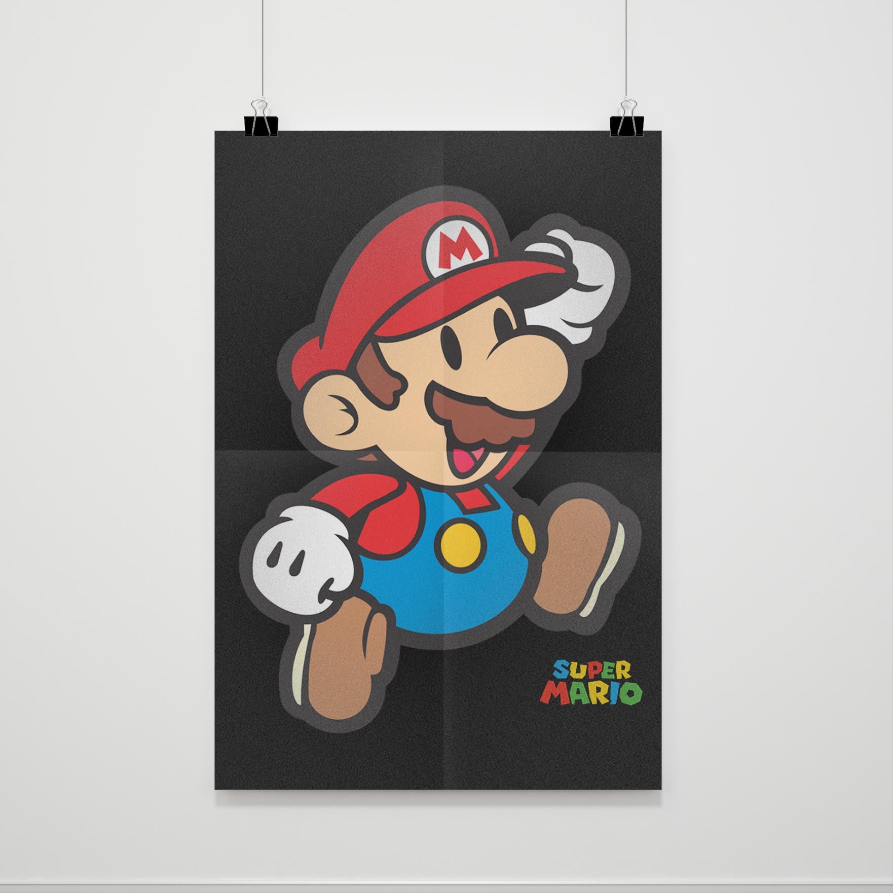 Mario Vector Super Nintendo Poster - Poster Art Design