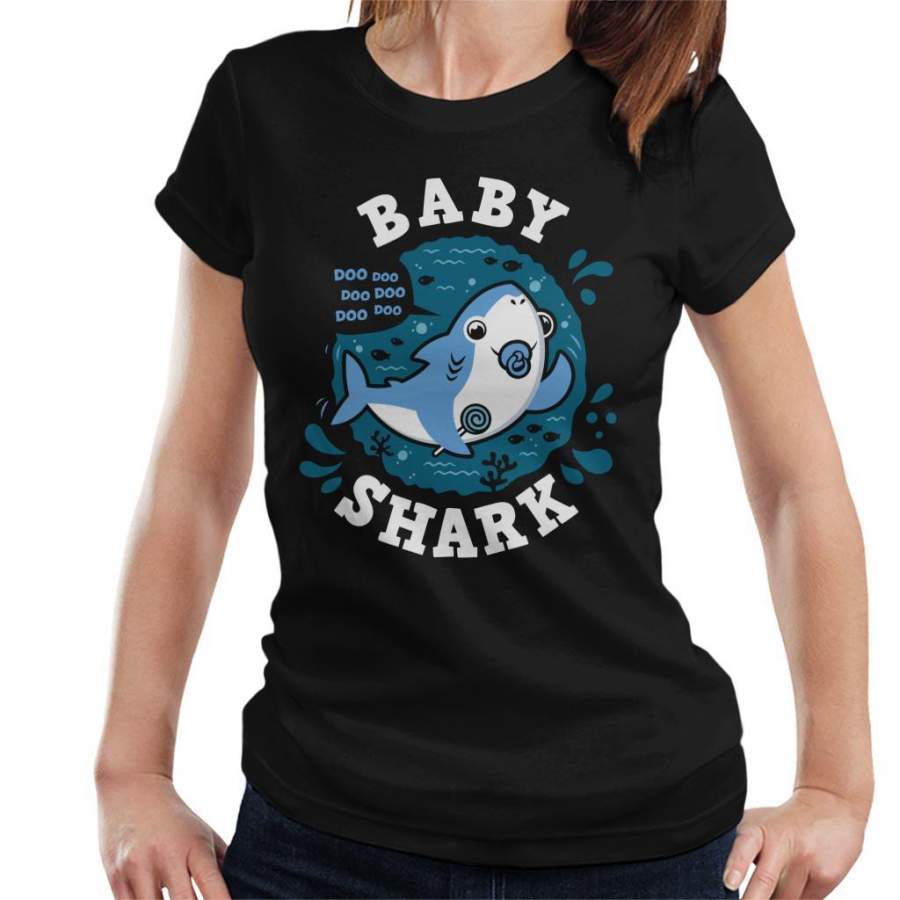 Baby Shark Family Boy Pacifier Women’s T-Shirt