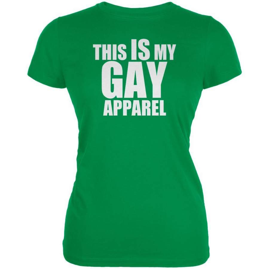 Christmas This Is My Gay Apparel Sarcastic Juniors Soft T Shirt