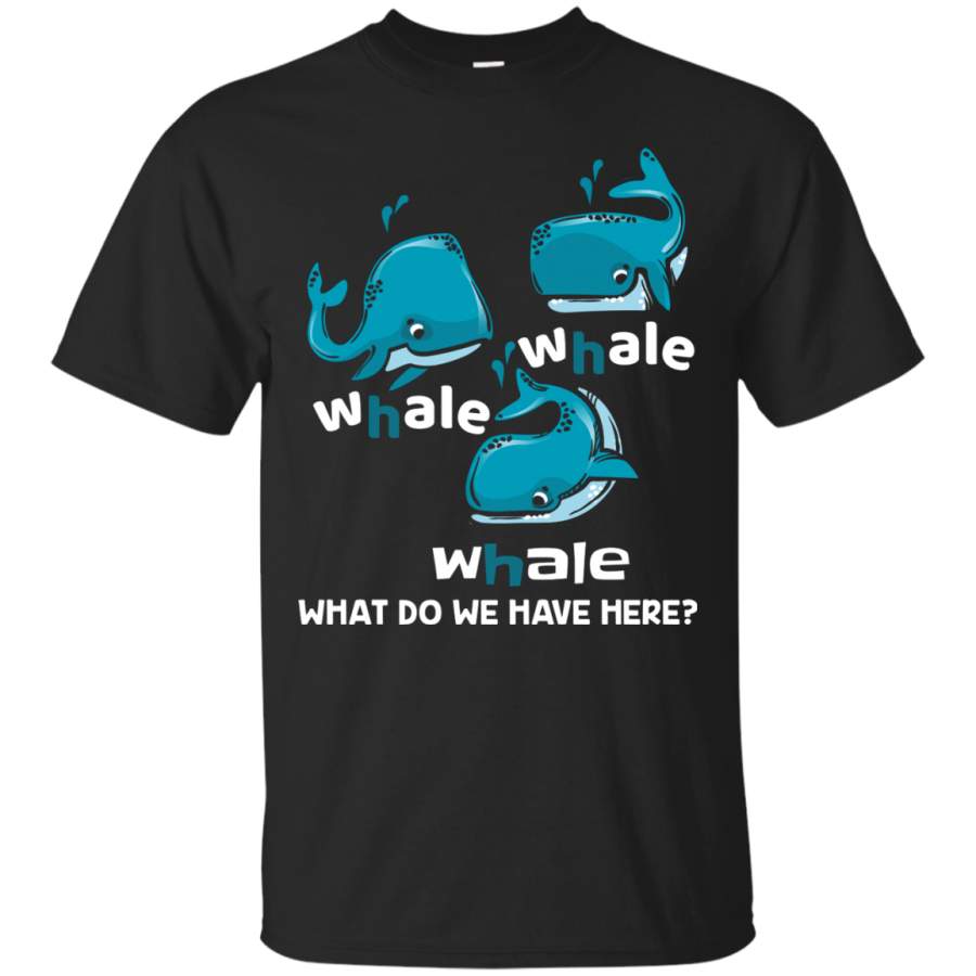 AGR NewmeUp Men’s Whale Shirts Whale What Do We Have Here Funny T-Shirt