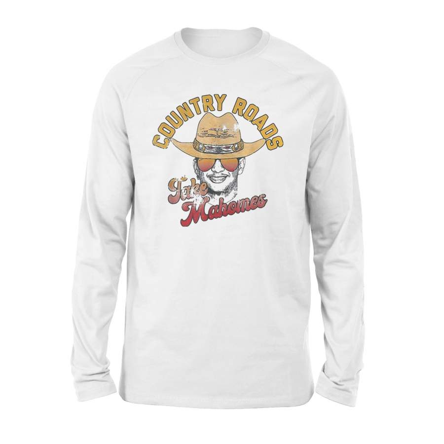 Patrick Country Roads Take Mahomes Home Kansas City-T Shirt – Standard Long Sleeve