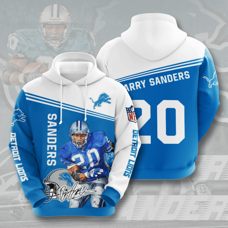 Detroit Lions 04 37 Unisex 3D Hoodie Gift For Fans