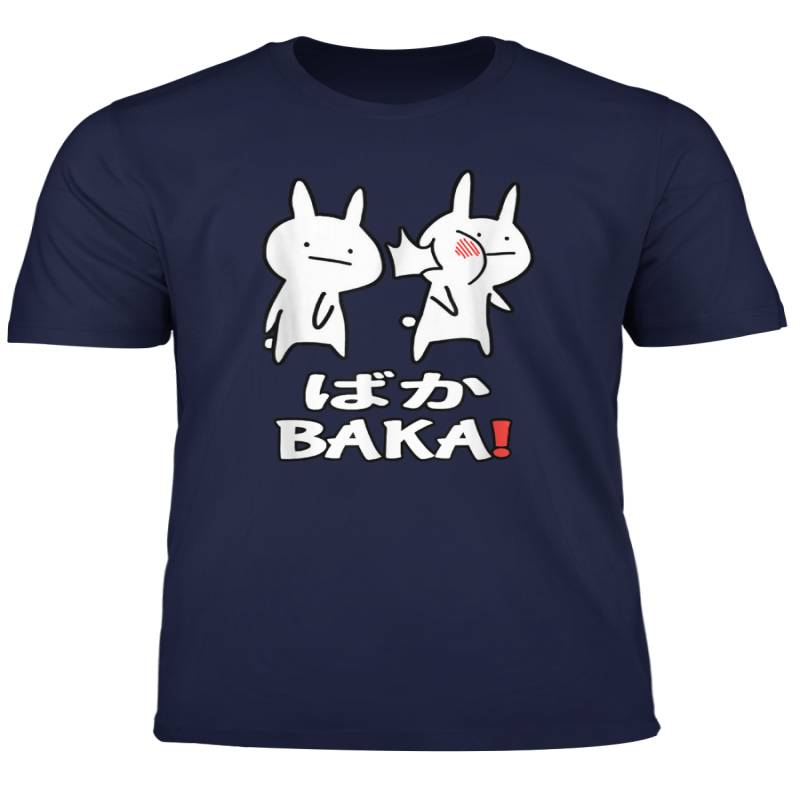 Lustiges Japan Baka Rabbit Ohrfeigen Anime Und Manga T Shirt