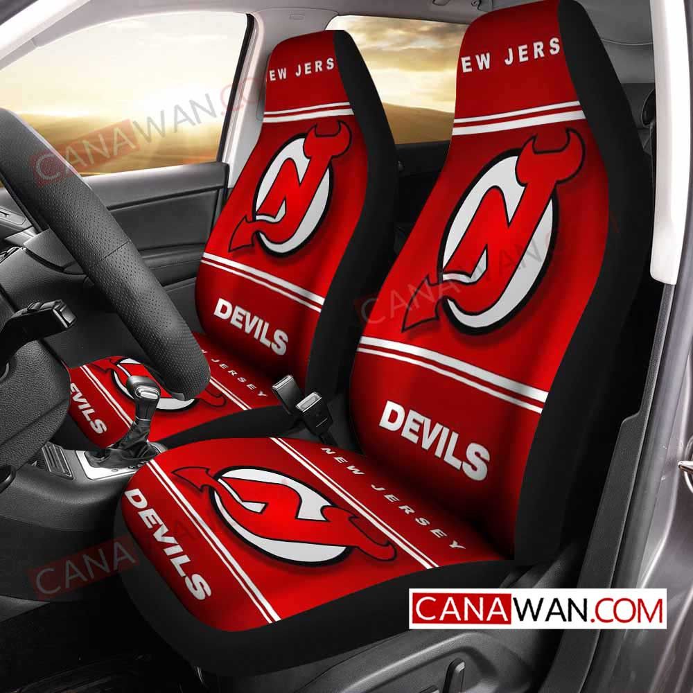 New Jersey Devils Car Seat Covers V4