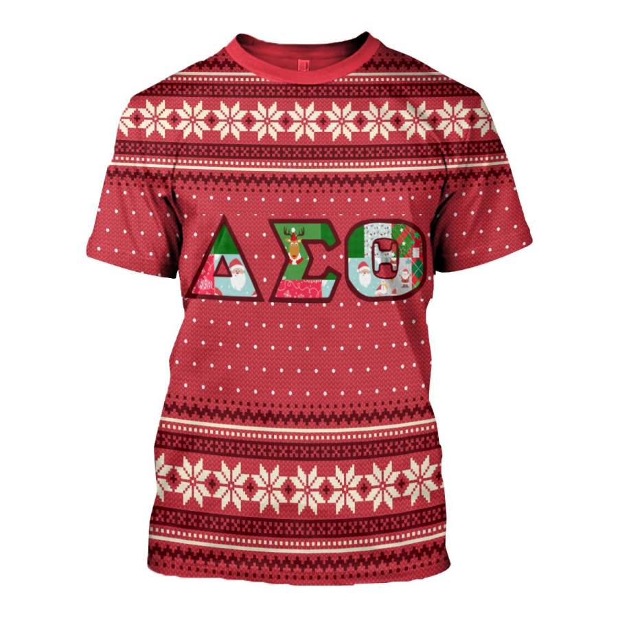 3D ALL OVER DELTA SIGMA THETA UGLY SWEATER 18102019