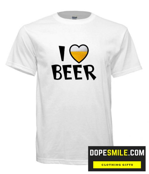 I Love Beer cool T Shirt