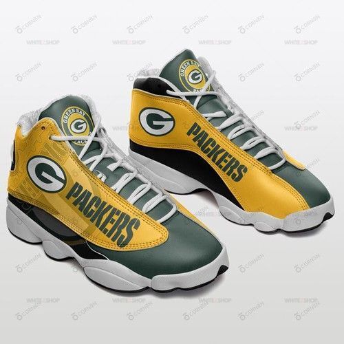 Green Bay Packers Shoes Personalized Air Jordan 13 Sneakers Gift For Fan