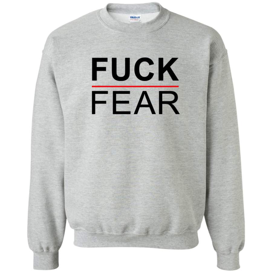 AGR Anthony Joshua Fuck Fear Crewneck Pullover Sweatshirt