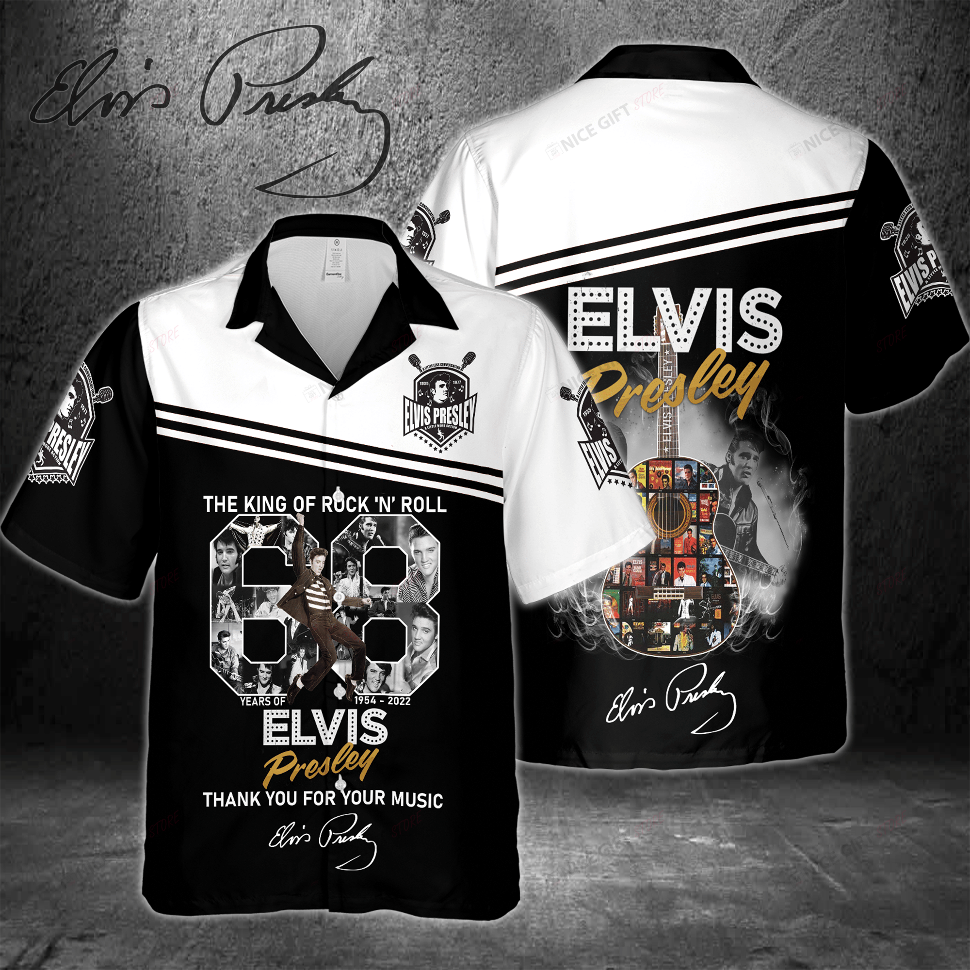 Elvis Presley Hawaiian 3D Shirt 3Hs-G6E6