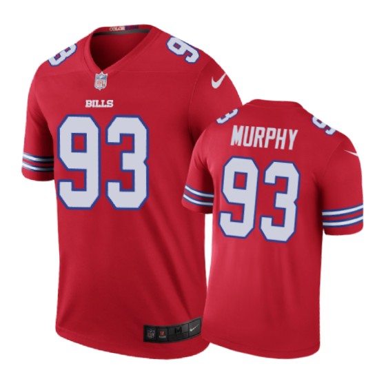 Buffalo Bills #93 Trent Murphy Nike Color Rush Red Jersey