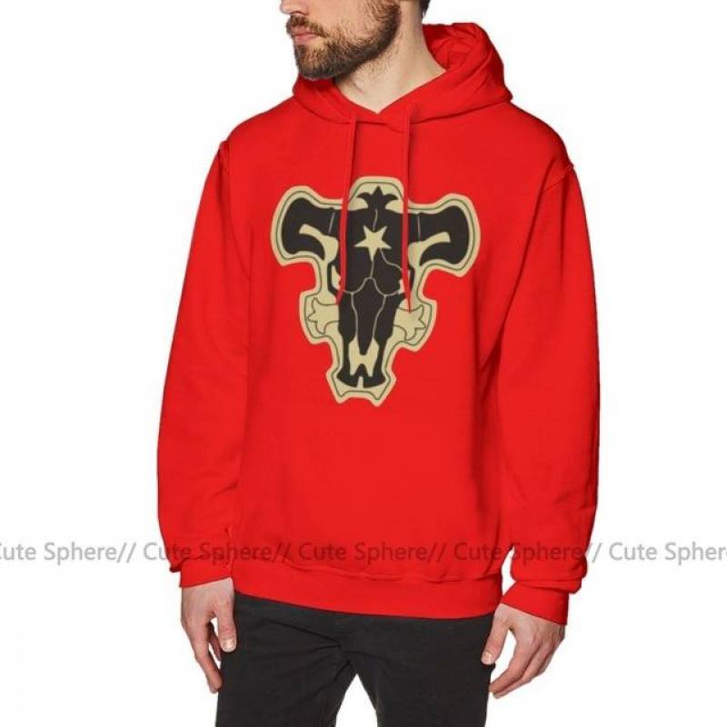 Black Clover Black Bulls Cotton Pullover Hoodie