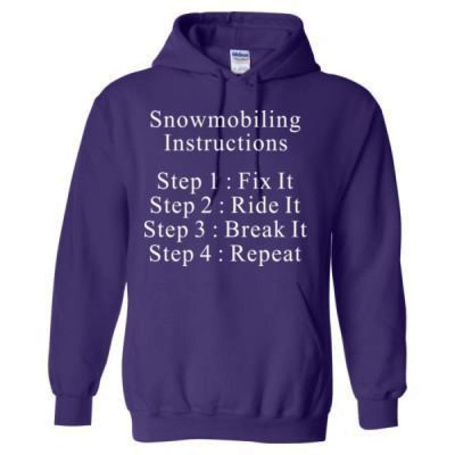 AGR Snowmobiling Instructions – Heavy Blend™ Hooded Sweatshirt