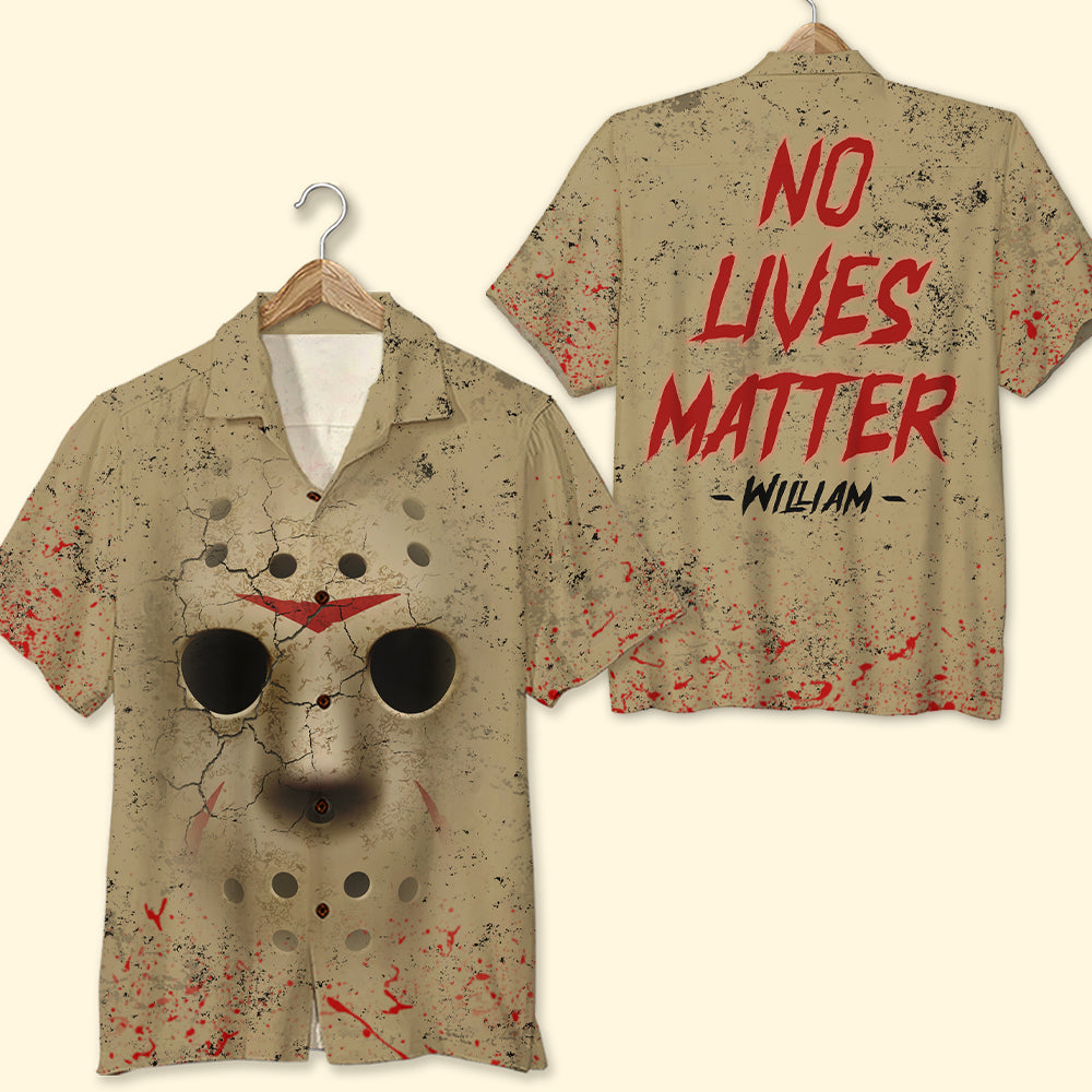 Personalized No Lives Matter Horror Movie Hawaii Unique Halloween Costume For Fans Ha91905