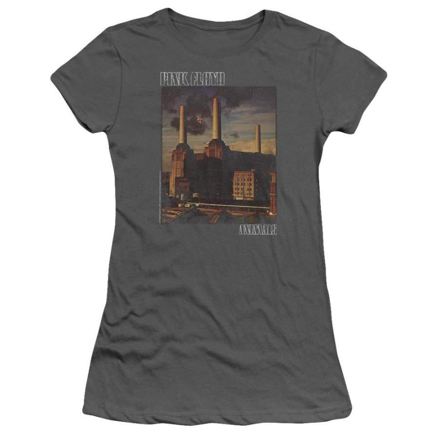 Pink Floyd Faded Animals Junior Girls Sheer Band  T-Shirt