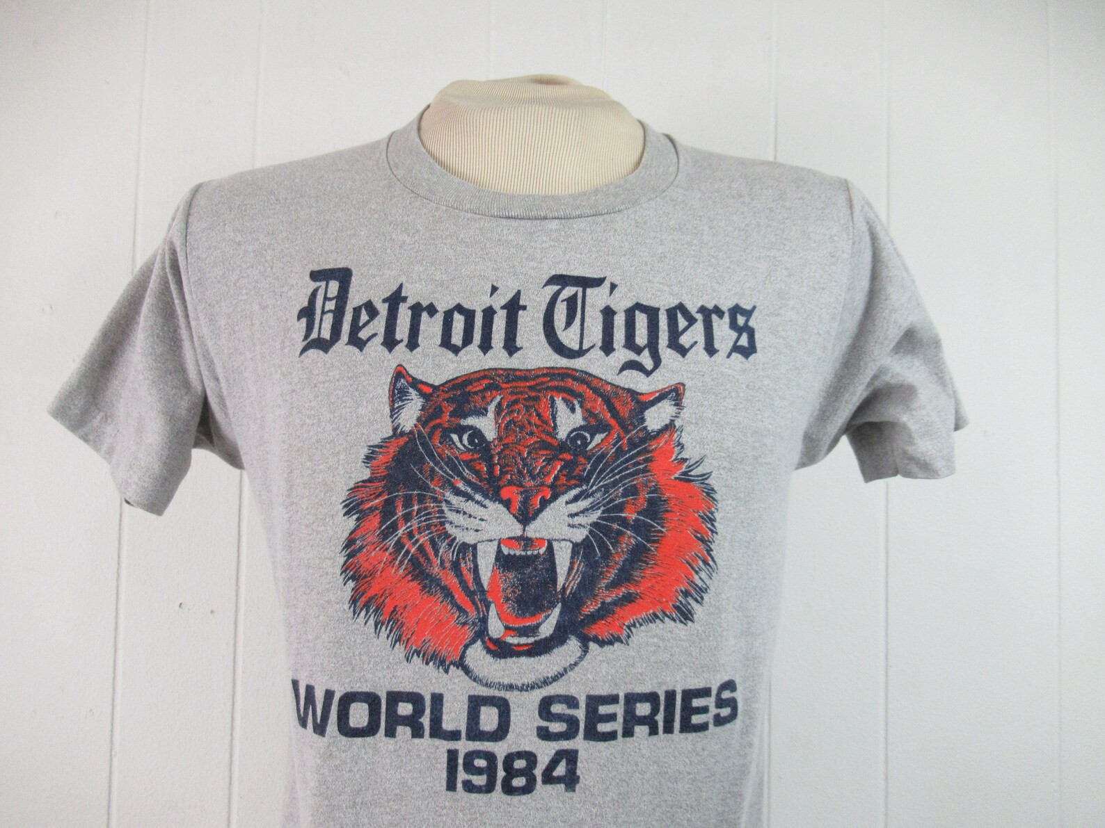 Vintage T Shirt 1980S T Shirt Detroit Tigers Detroit T Shirt 1984 World Series Vintage Clothing