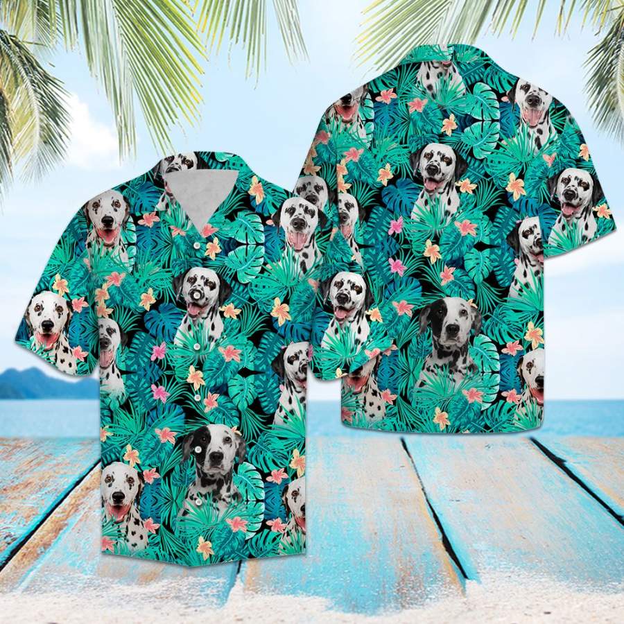 Dalmatian Tropical Hawaiian Shirt Ha110709