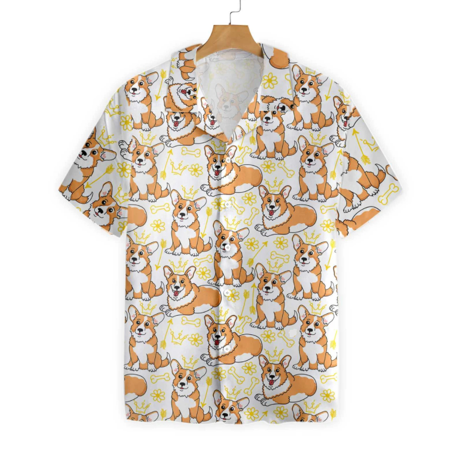 Corgi Pembroke Hawaii Shirt Ha65151