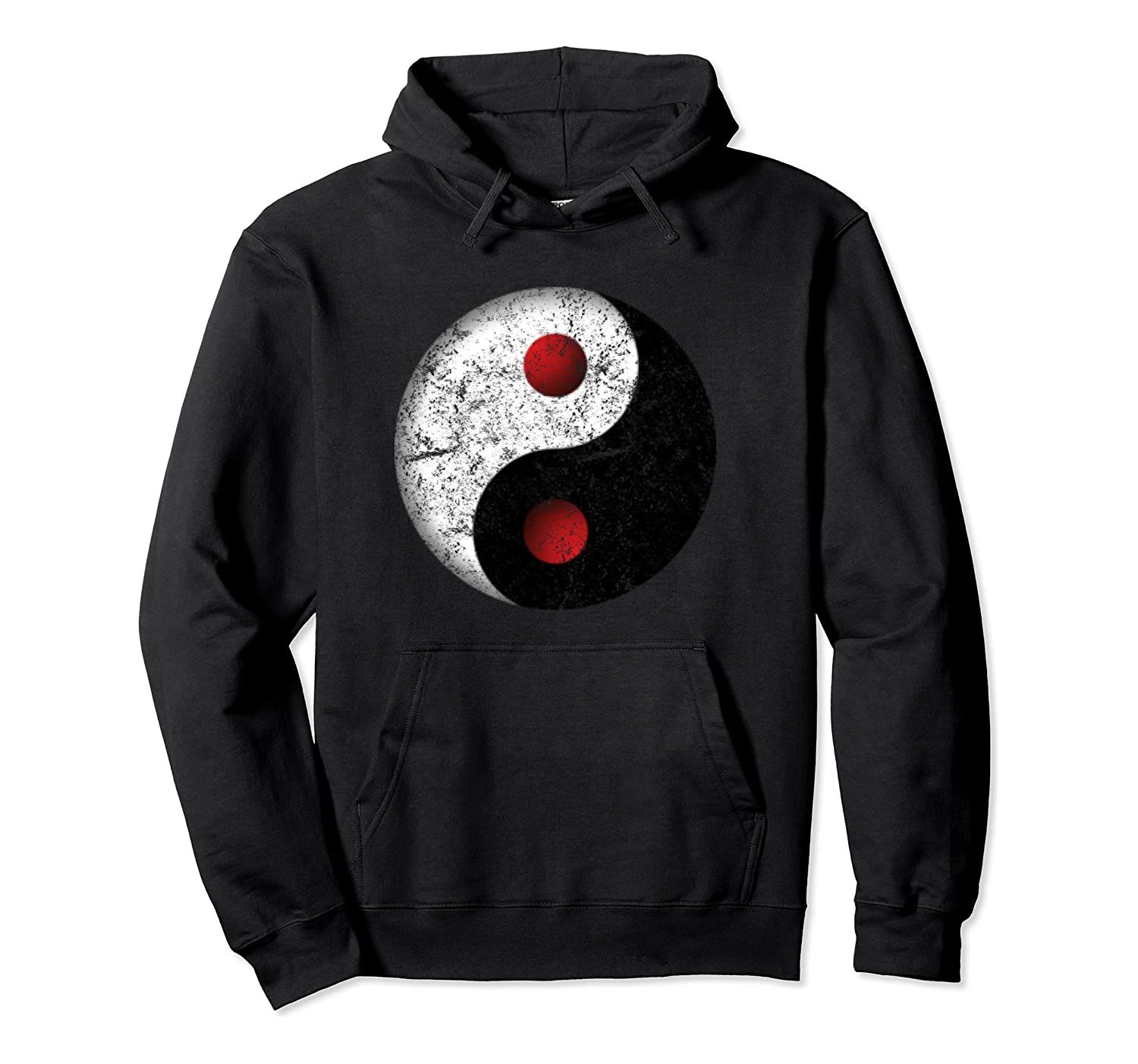 Yin Yang Clothes Clothing Tops Design Ying X Vintage Pullover Hoodie, T-Shirt, Sweatshirt, Tank Top, Racerback, Dolman