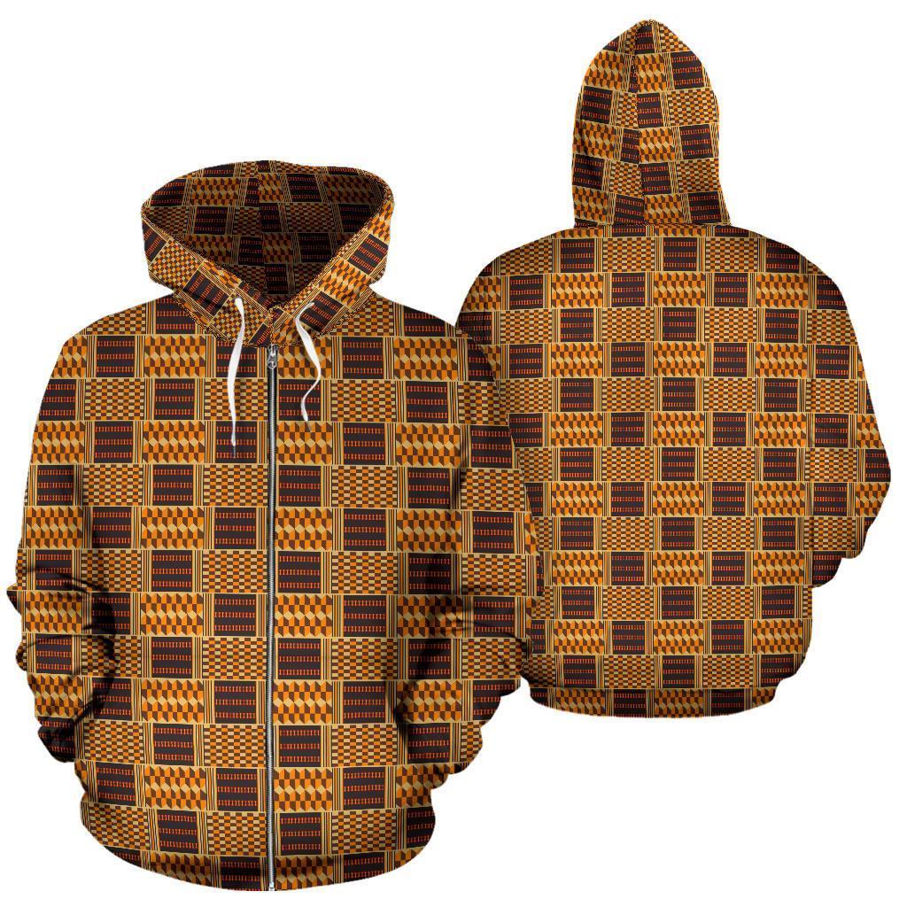 Greek Life Hoodie – Kente Zip Hoodie Bonwire Style